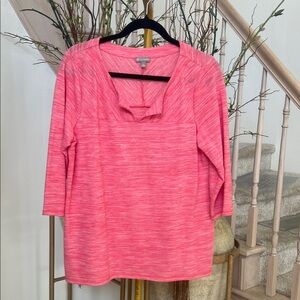 Talbots Vibrant Pink Blouse